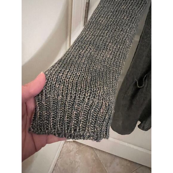 525 America 100% Linen Open Long Cardigan Duster Quiet Luxury Boho chic Preppy - Picture 8 of 12